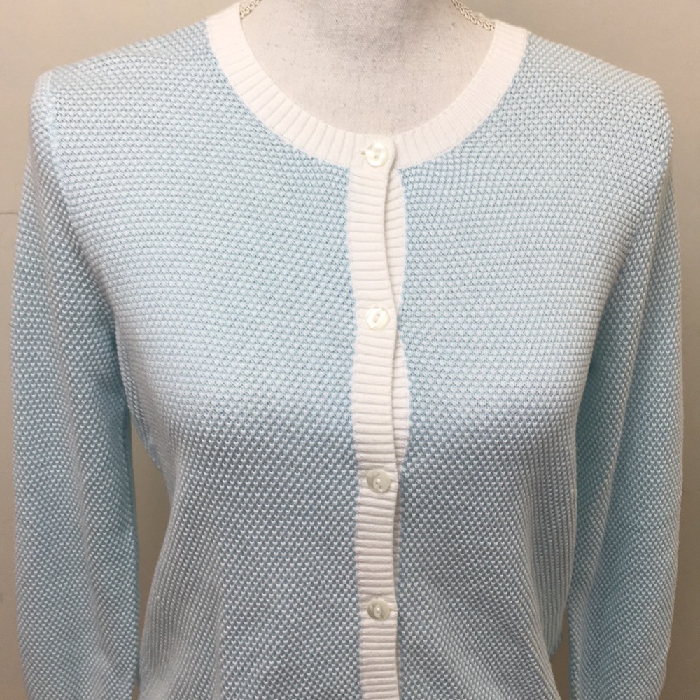 New Pendleton Petite Sweater Button Fro - image 5